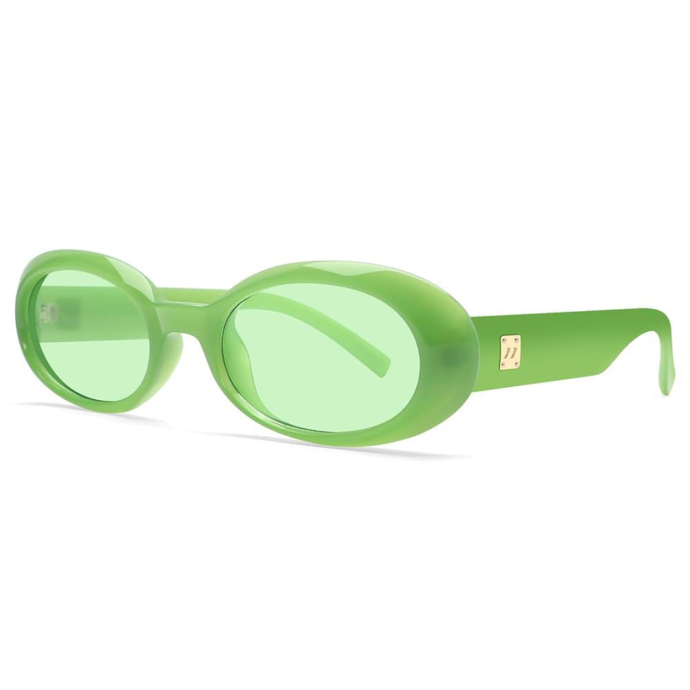 Gafas de sol clásicas con montura ovalada pequeña