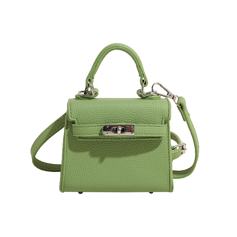 Mini bolso bandolera de moda de color liso