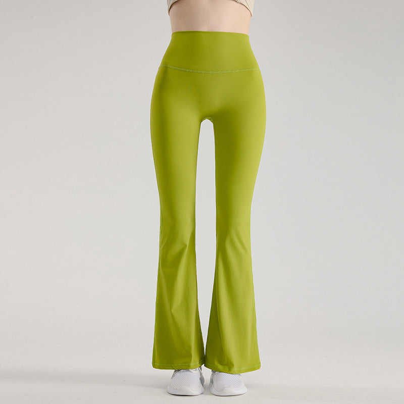 Leggings de yoga taille haute sans coutures pour femmes, coupe large