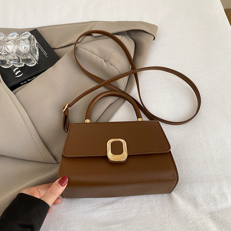 Women's Simple Retro Flip Handbag
