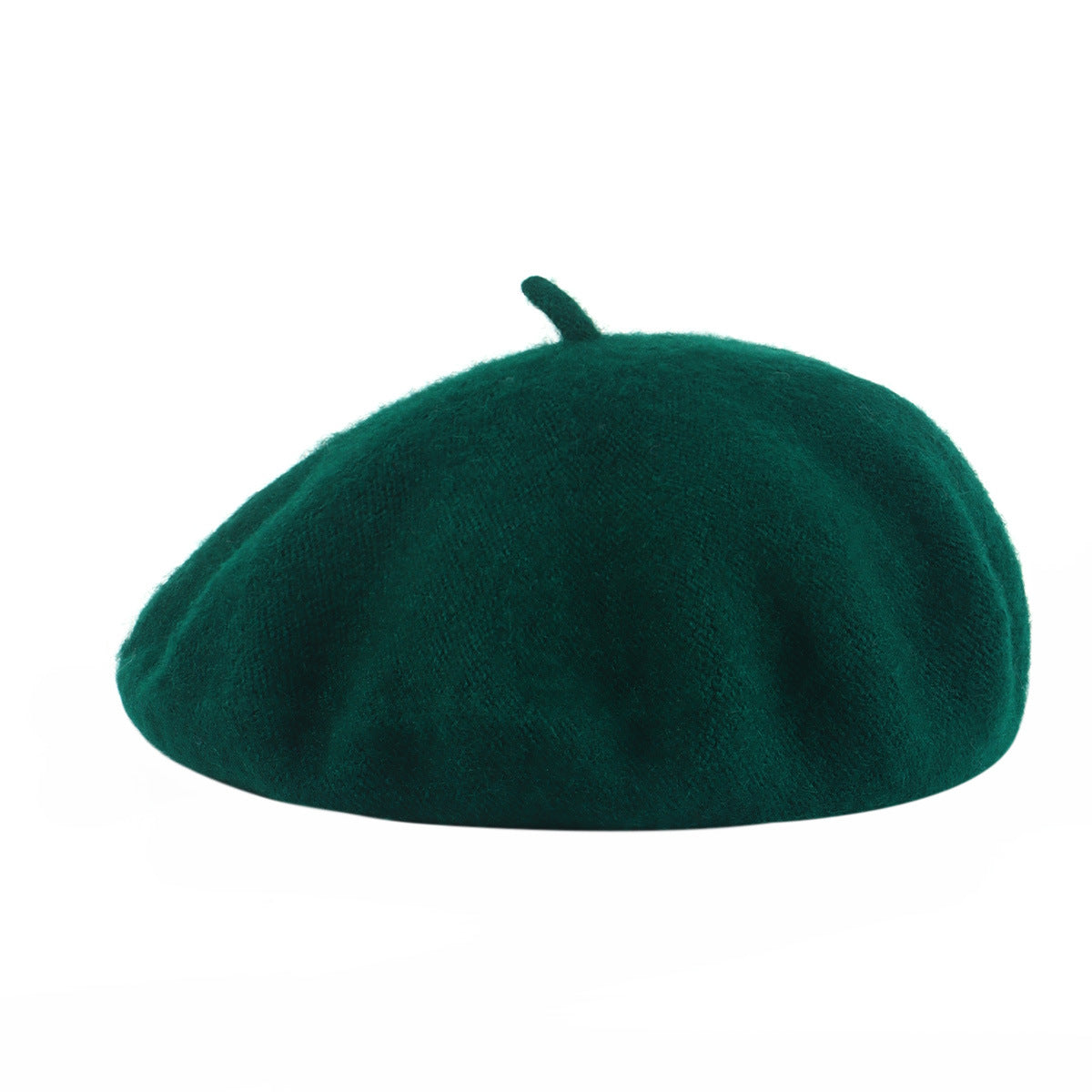Women Fashion Elegant Solid Color Wool Beret Cap