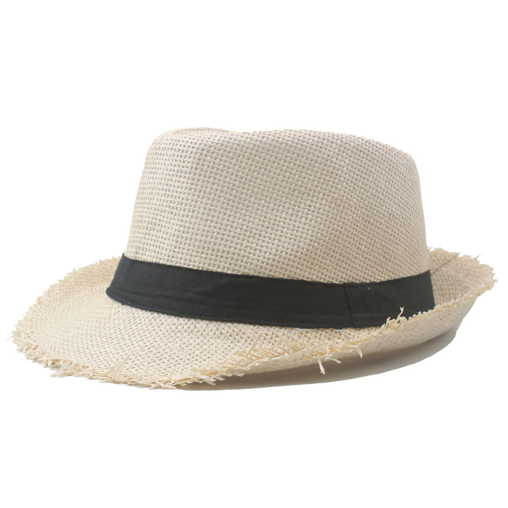 Men Fashion Casual Breathable Sunscreen Straw Hat