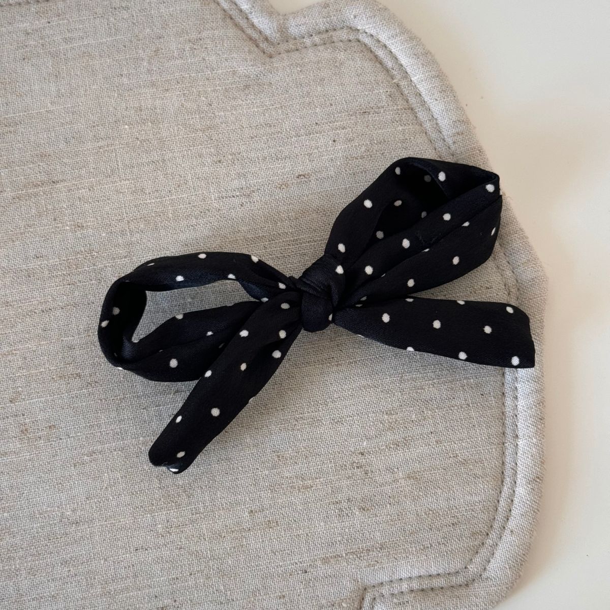 Women Fashion Polka Dot Bowknot Hairpin