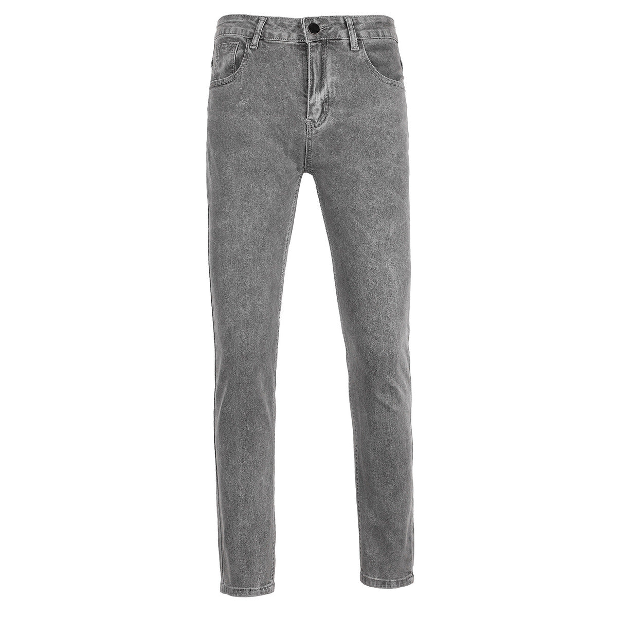 Men Fashion Basic Slim-Fit High Waist Jeans