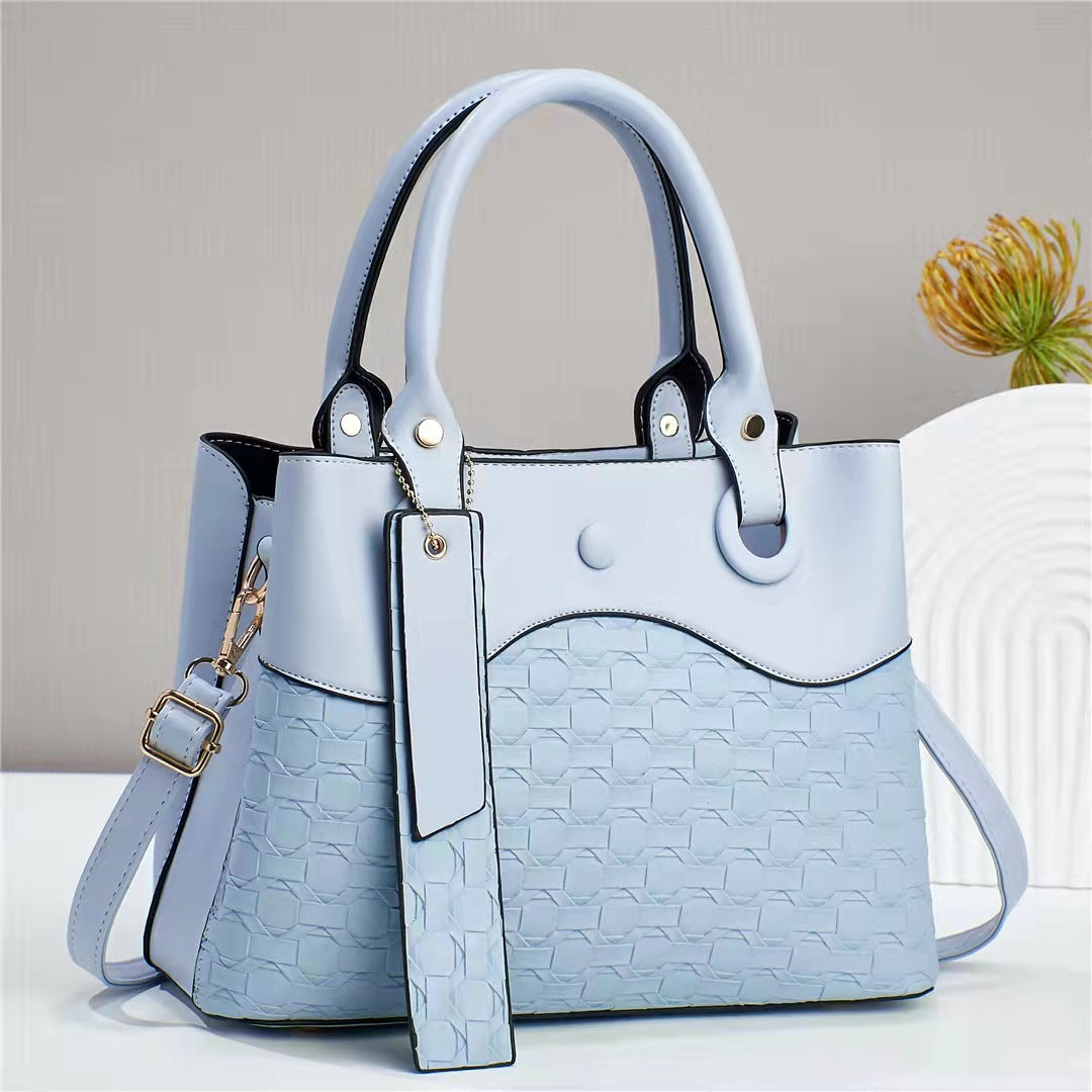 Women Casual Solid Color Shoulder Handbag Bag