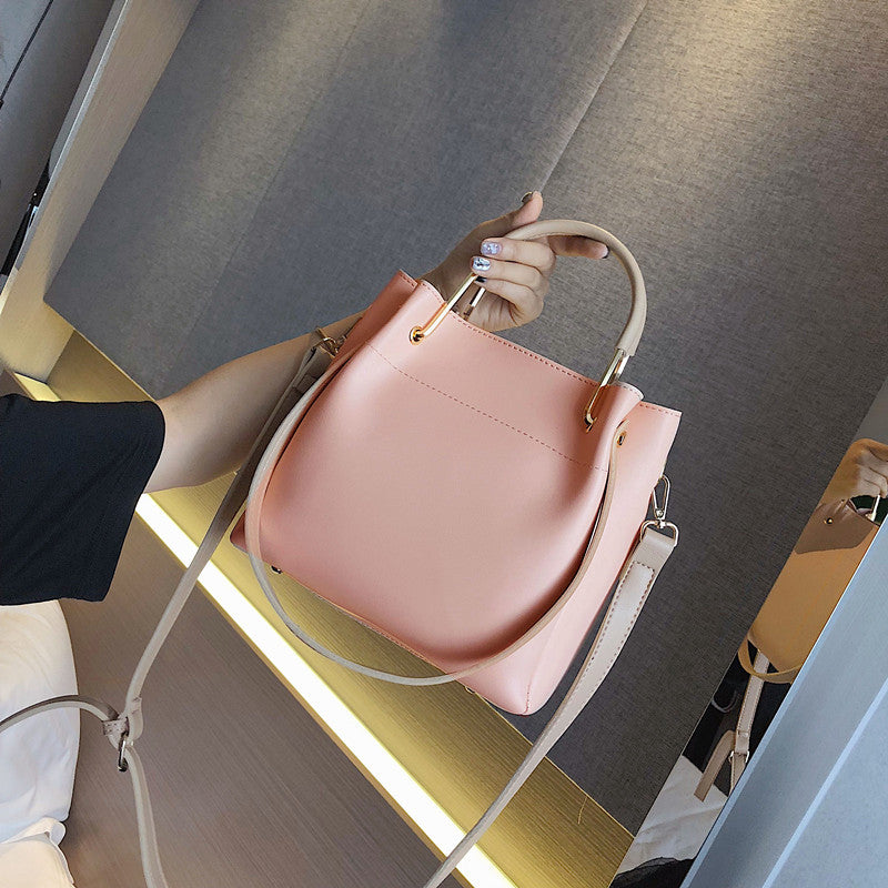 Women Bucket Large Capacity Shoulder Crossbody Bag
