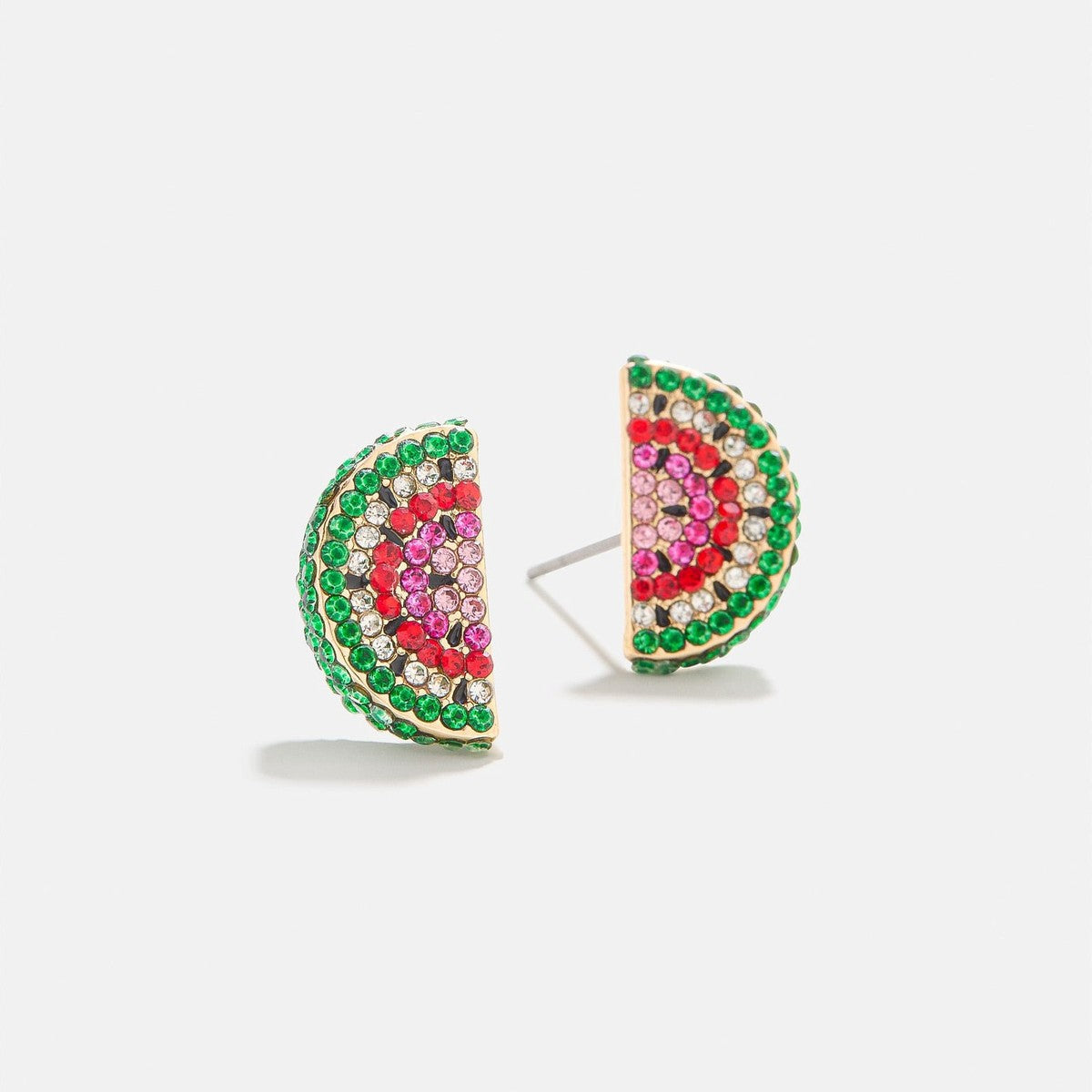 Women Fashion Rhinestone Fruit Earrings Geometric Trendy Jewelry