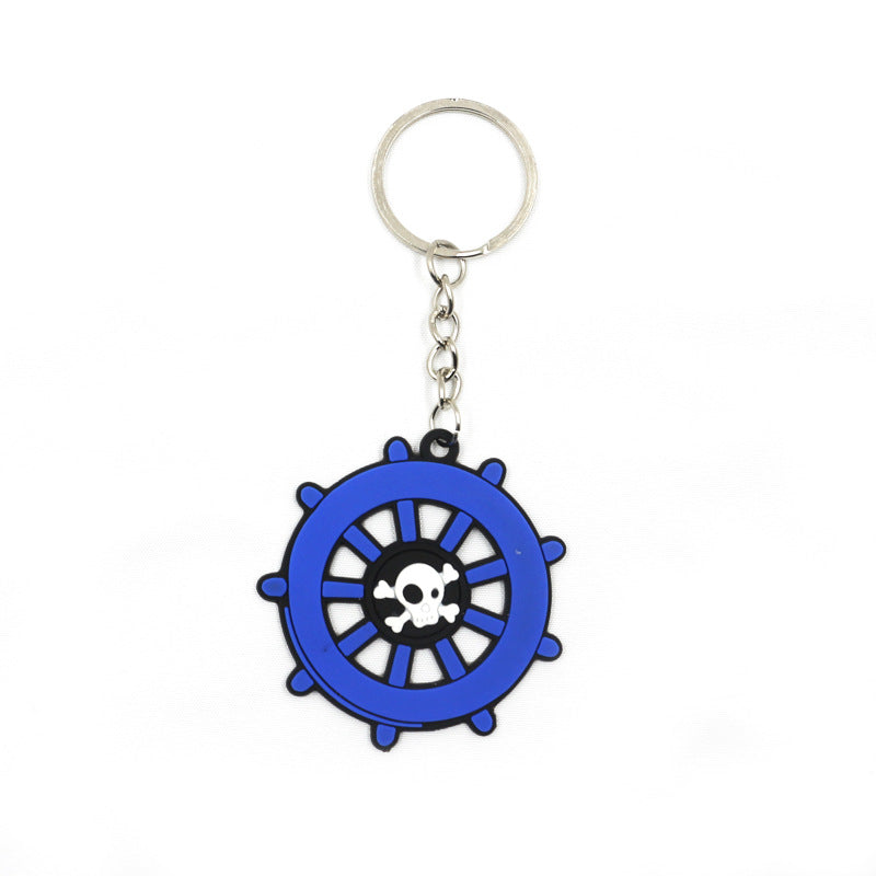Halloween Unisex Fashion Pirate Skull Key Chain