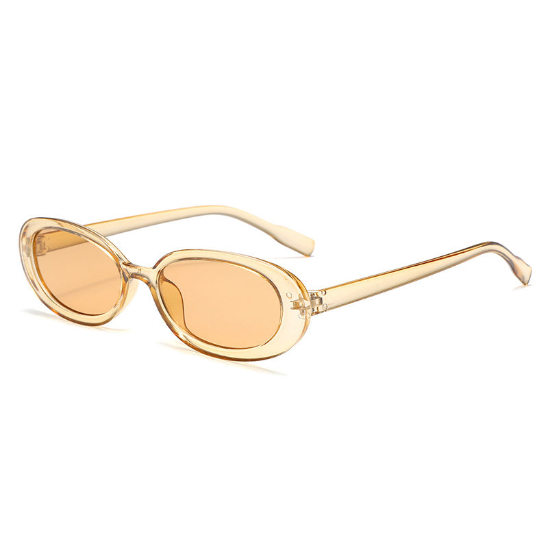 Gafas de sol retro ovaladas con montura pequeña