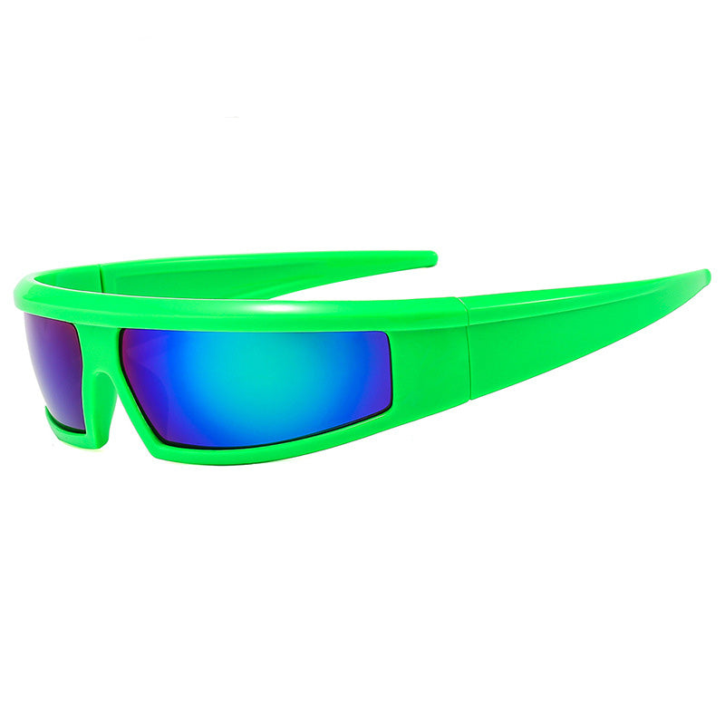 Gafas de sol deportivas para exteriores con lentes de espejo y montura de PC