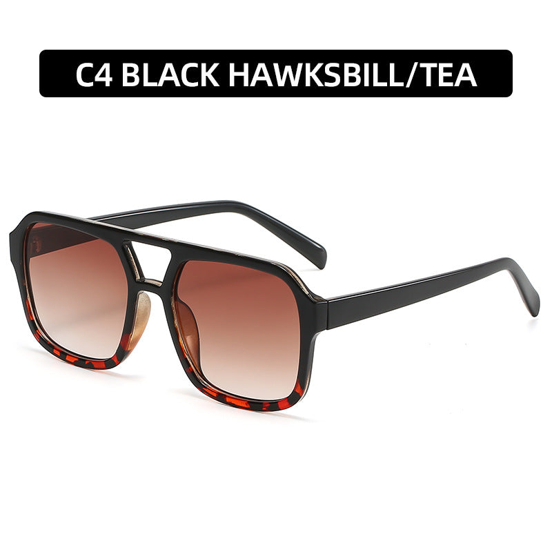 Gafas de sol clásicas de aviador de doble haz