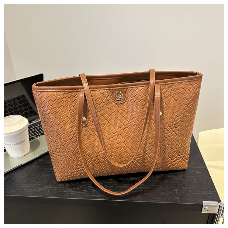Women Fashion Casual Solid Color Tote Bag