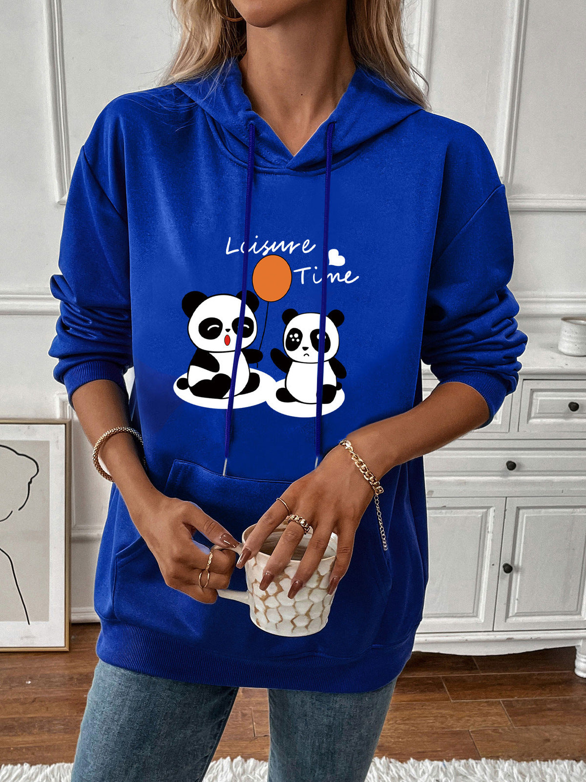 Women's Casual Print Hoodie - Scenery Pullover