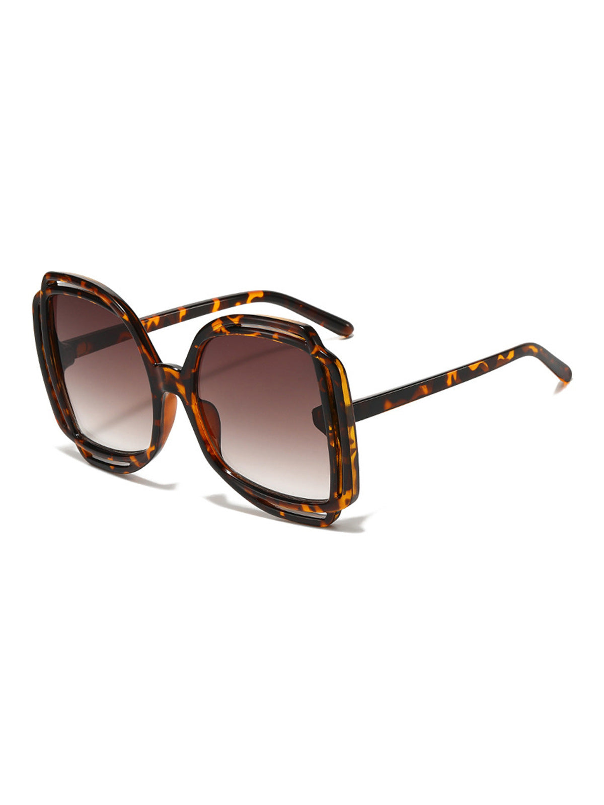 Fashion Personalized Hollow Square Sunglasses