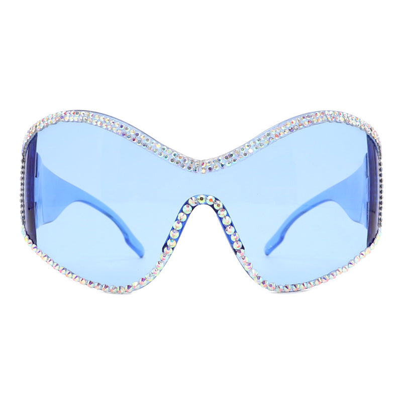 Masque coupe-vent surdimensionné style punk sportif Future Technology