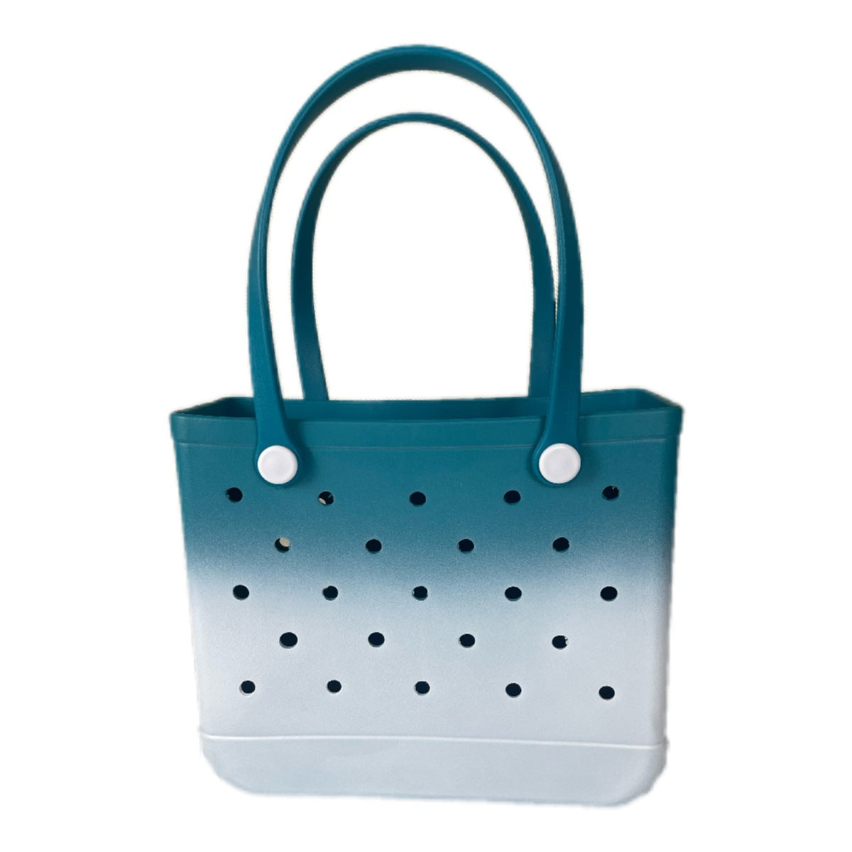 Bolsa de playa de EVA degradada con diseño de agujeros: elegante y espaciosa