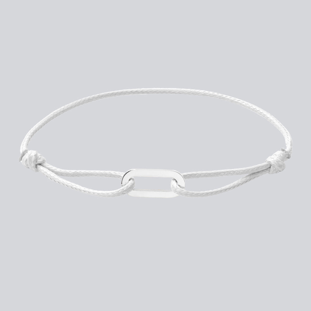 Women Fashion Simple Hand-Woven Single Ring Rope Adjustable Bracelet