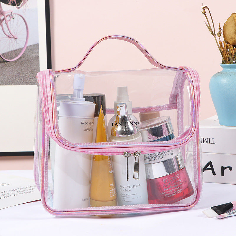 PVC Transparent Cosmetic Bag Simple Waterproof Travel