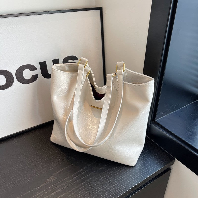 Bolso de mano informal de gran capacidad para mujer