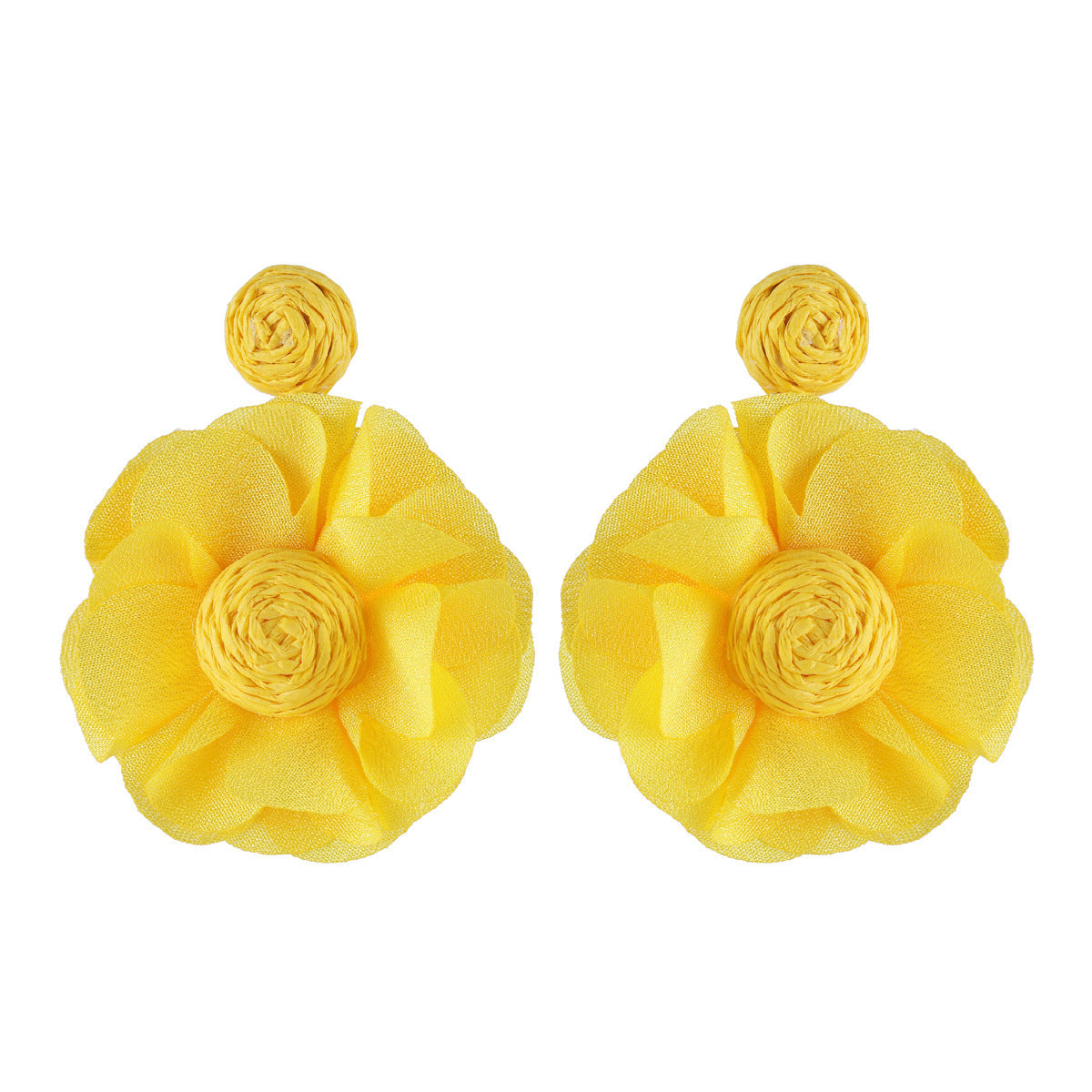 Bohemian Holiday Multicolor Floral Earrings