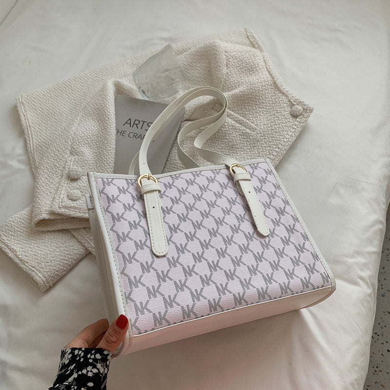 Fashion Women Large Capacity Letter Printed Tote Bag