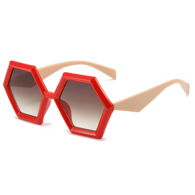 Polygonal Personalized Water Chestnut Hexagon Sunglasses