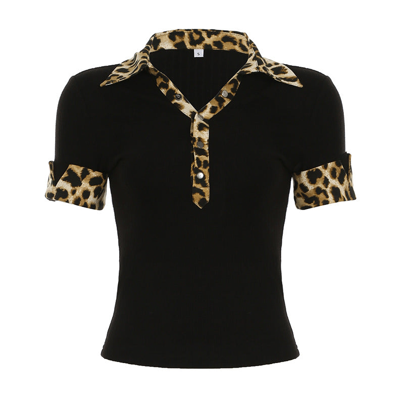 T-shirt gothique à manches longues et coutures en maille pour fille sexy