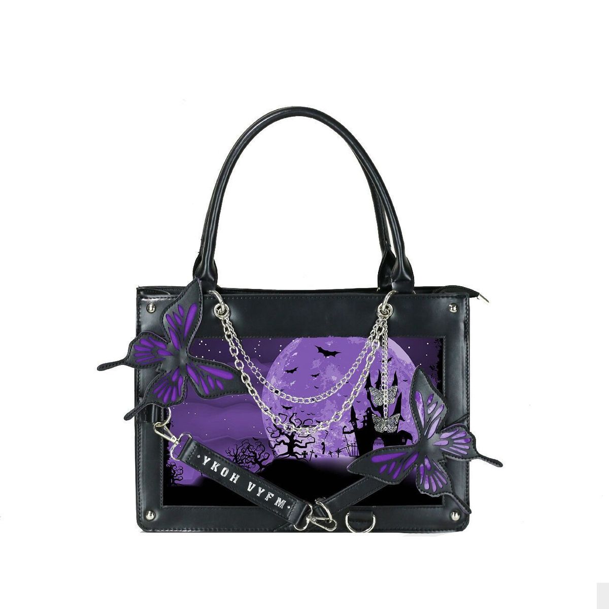 Women Fashion Creative Gothic Maze Butterfly Handbag