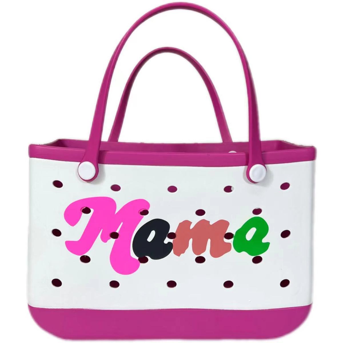 Sac de plage Eva imprimé à motif géométrique, fourre-tout polyvalent