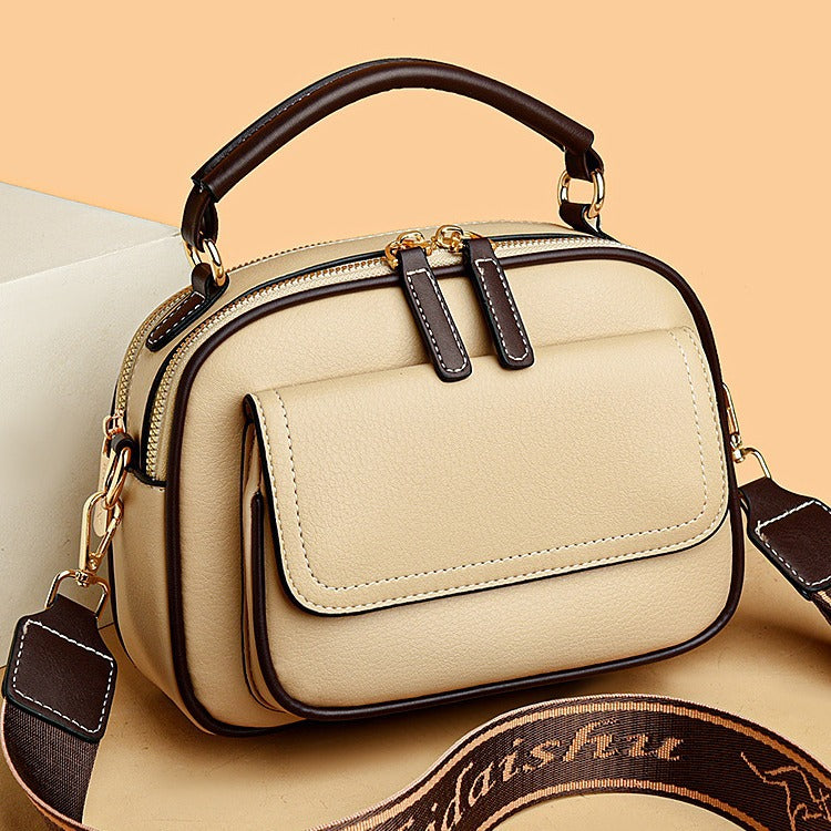 Women Casual Round Crossbody Bag in PU Urban Style