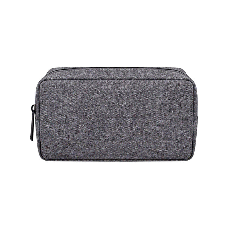 Bolsa de cosméticos de color sólido para viajes y almacenamiento