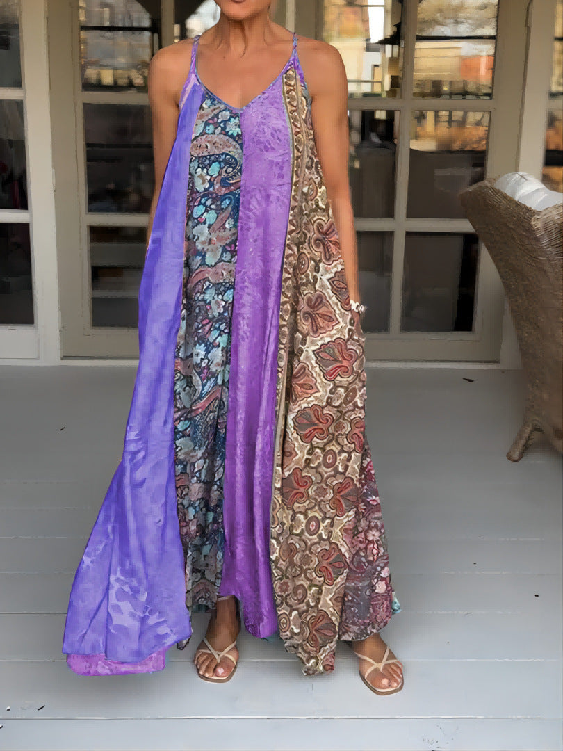 Summer Women Casual Vacation Beach Maxi Dress