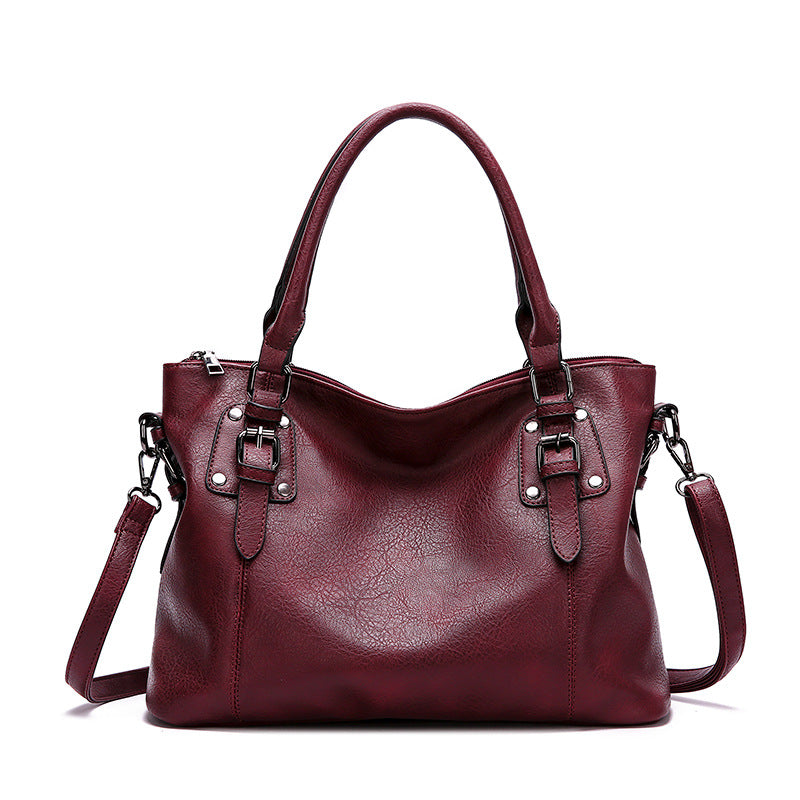 Fashion Women Vintage Simple Shoulder Tote Bag