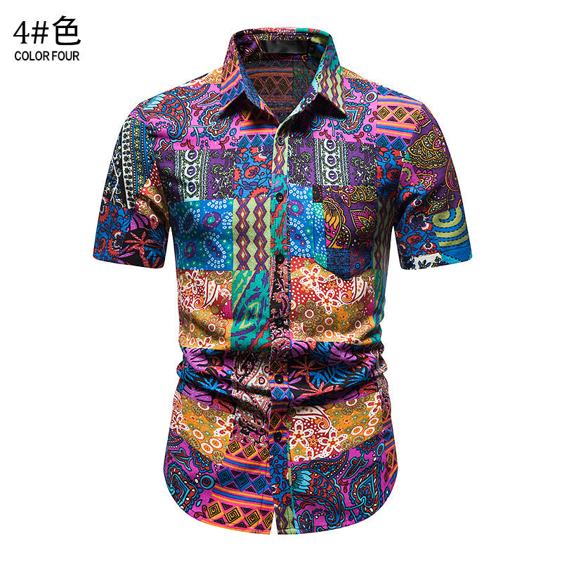 Chemise d'été décontractée pour homme, idéale pour les vacances à la plage
