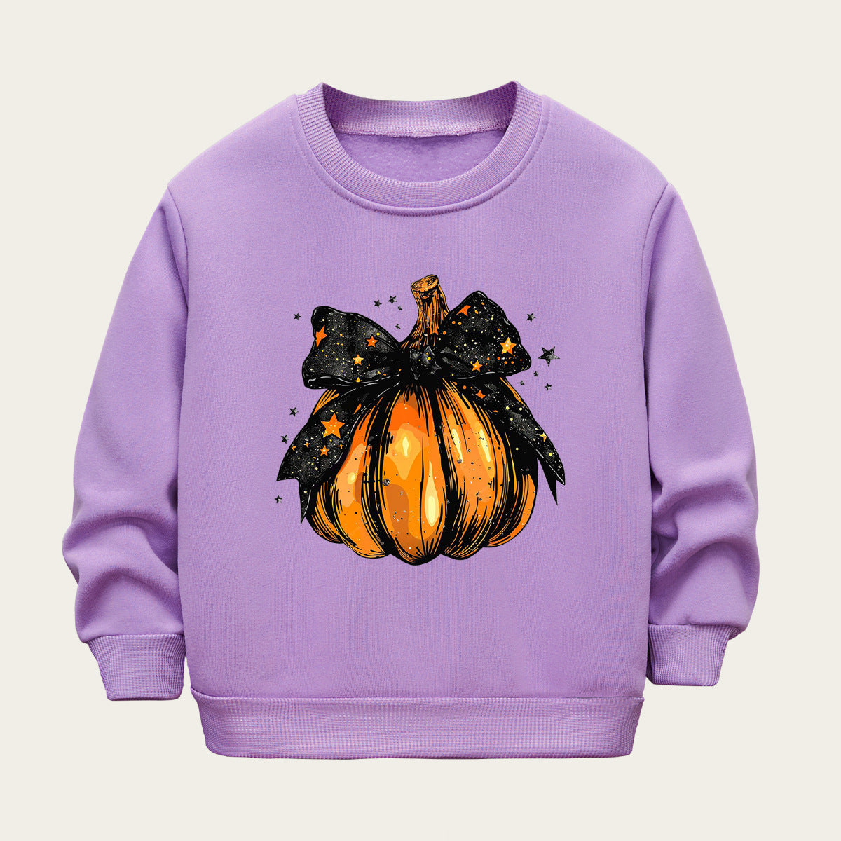 Sudadera polar con estampado de dibujos animados para niños pequeños y niñas