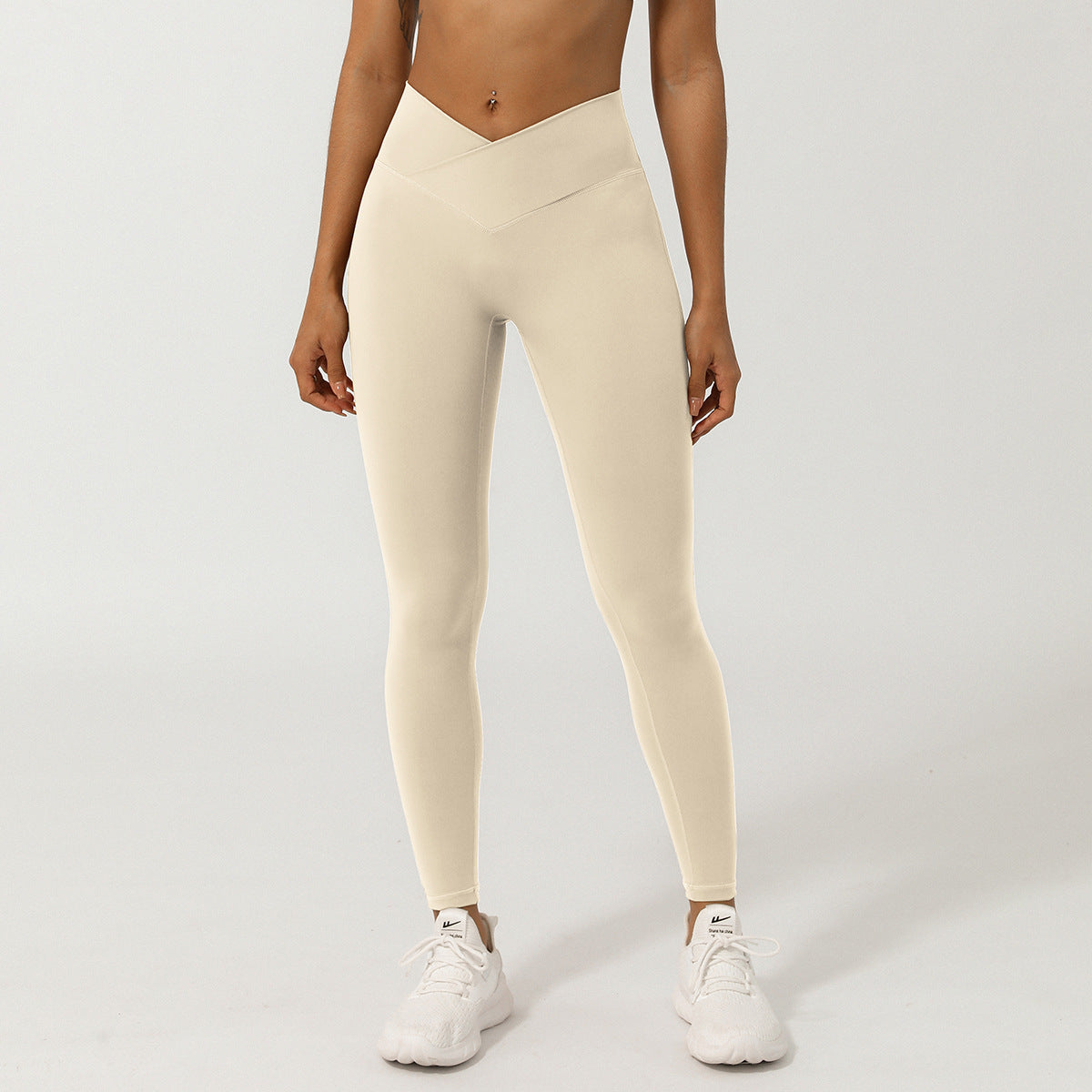Leggings de sport de couleur unie pour femmes