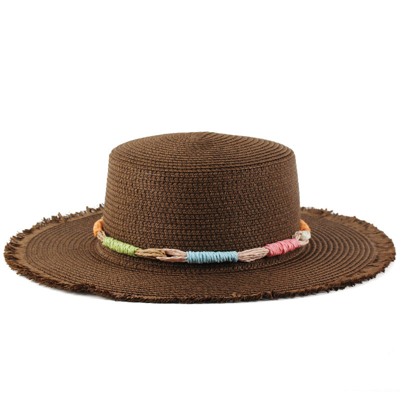 Women Fashion Vacation Beach Tassel Edge Sun Hat