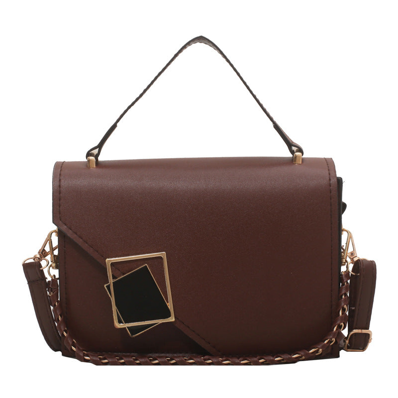 Elegant Solid Color Shoulder Bag for Women