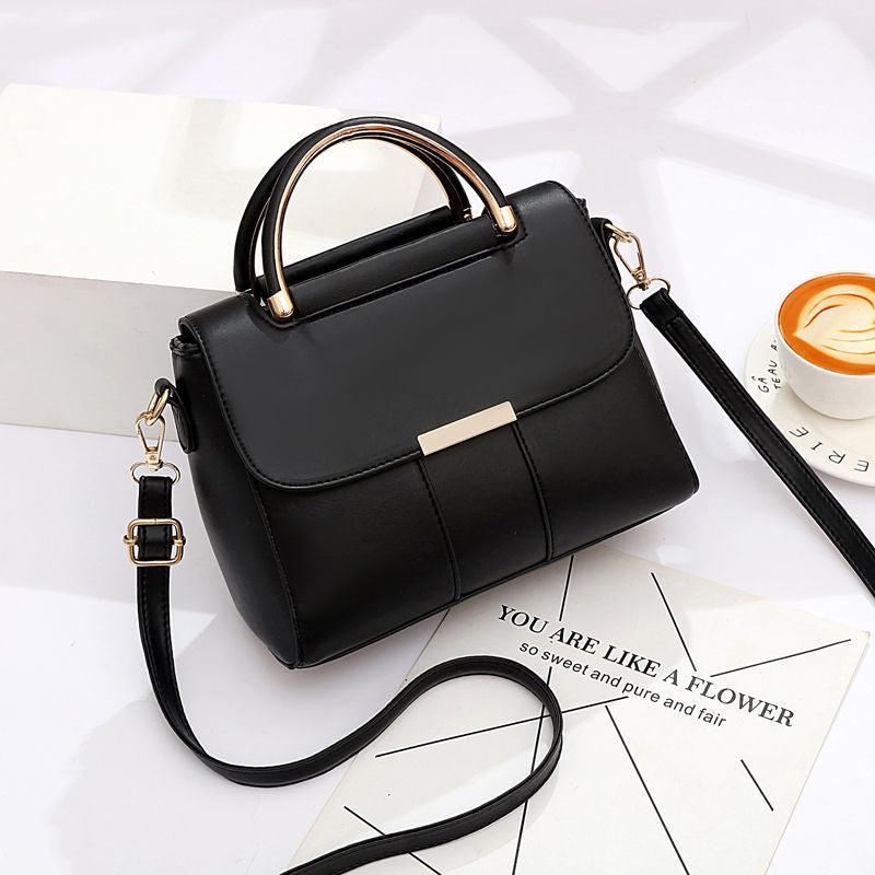 Bolso de mano sencillo de color liso y estilo casual para mujer