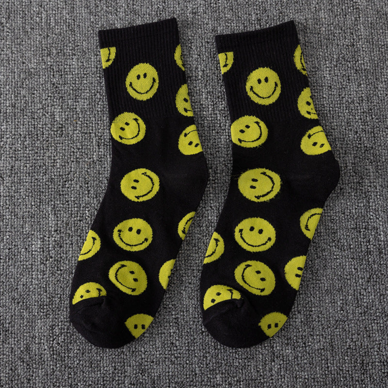 Calcetines de mujer con carita sonriente