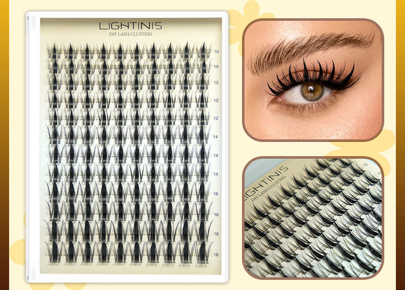 Faux cils épais et naturels pour femmes, fabriqués en fibres de haute qualité
