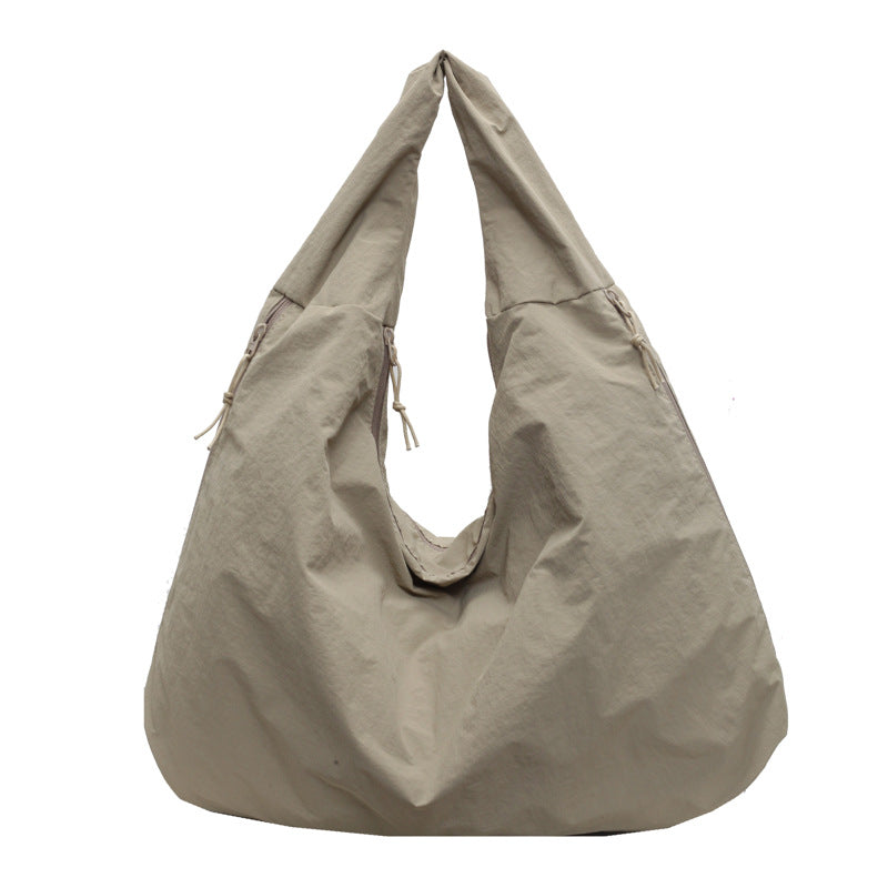 Fashion Casual Solid Color Canvas Shoulder Bag