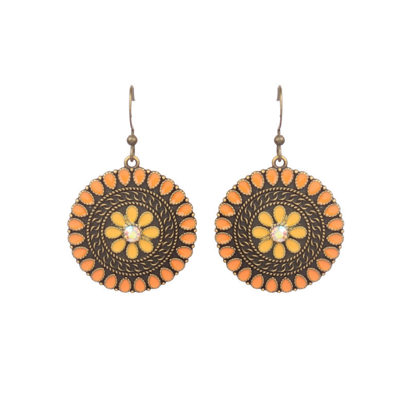 Bohemian Ethnic Style Retro Geometric Earrings