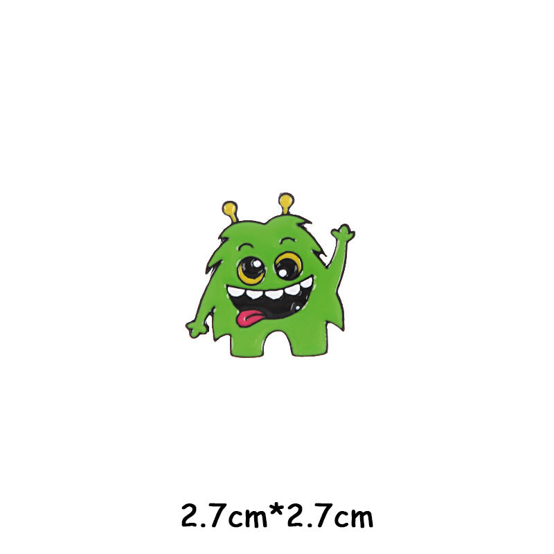 Broche unisexe Halloween en forme de squelette et de momie citrouille