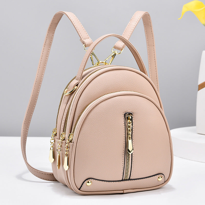 Women Fashion Small Backpack in PU Material