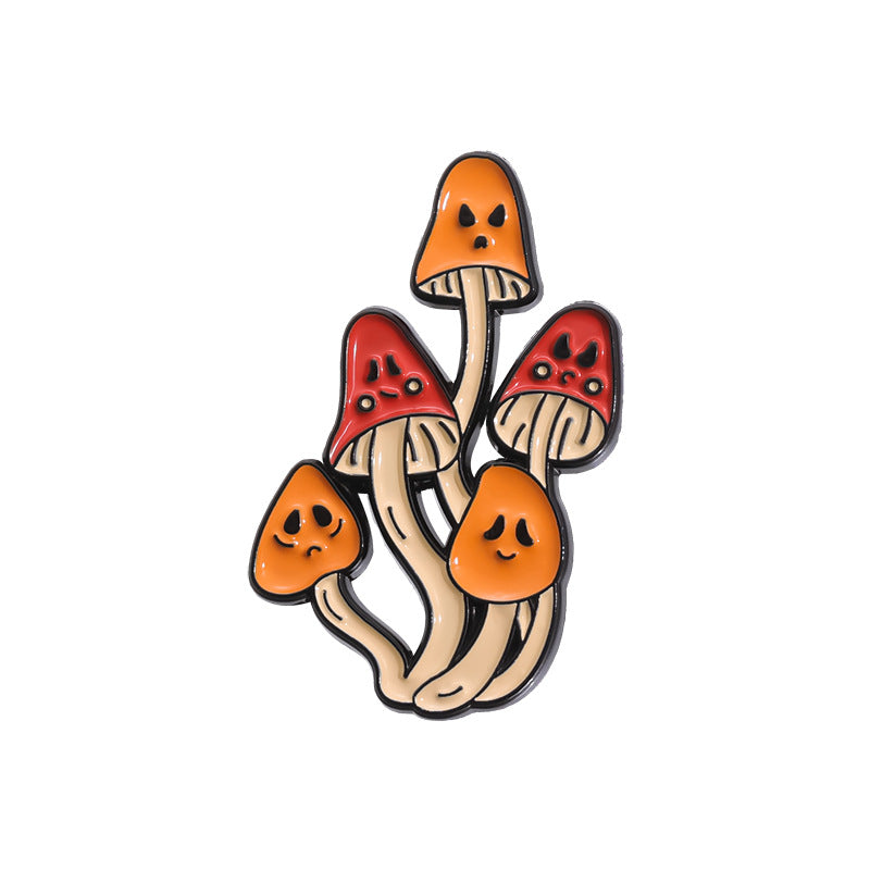 Gothic Cartoon Halloween Plant Alloy Brooch Unique Design