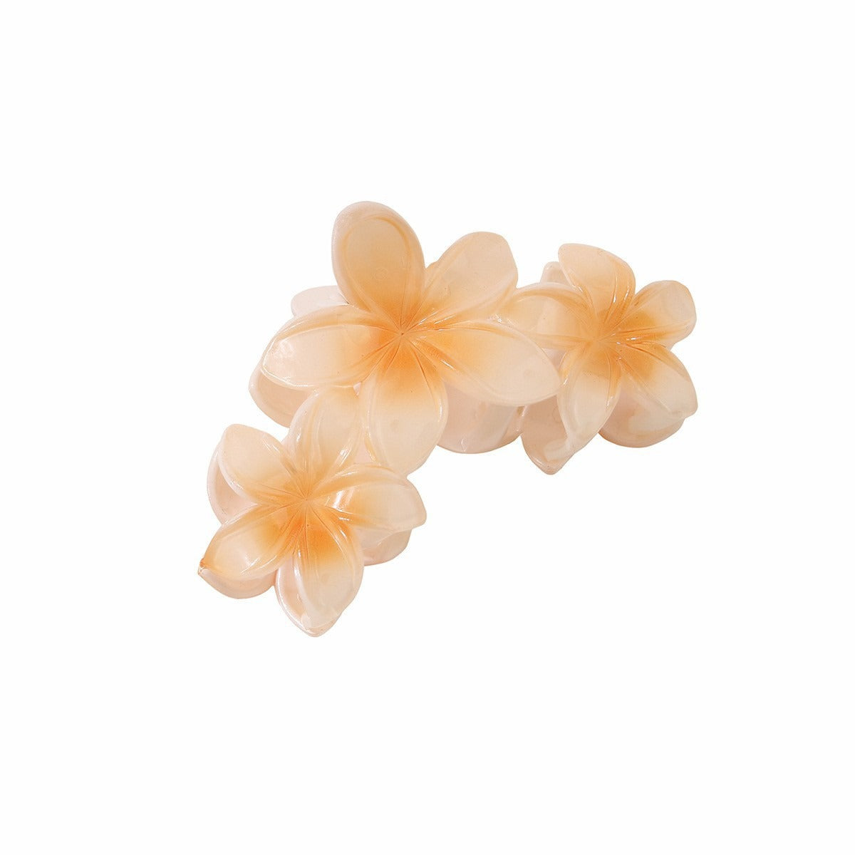 Pinza de agarre floral con degradado de playa para vacaciones
