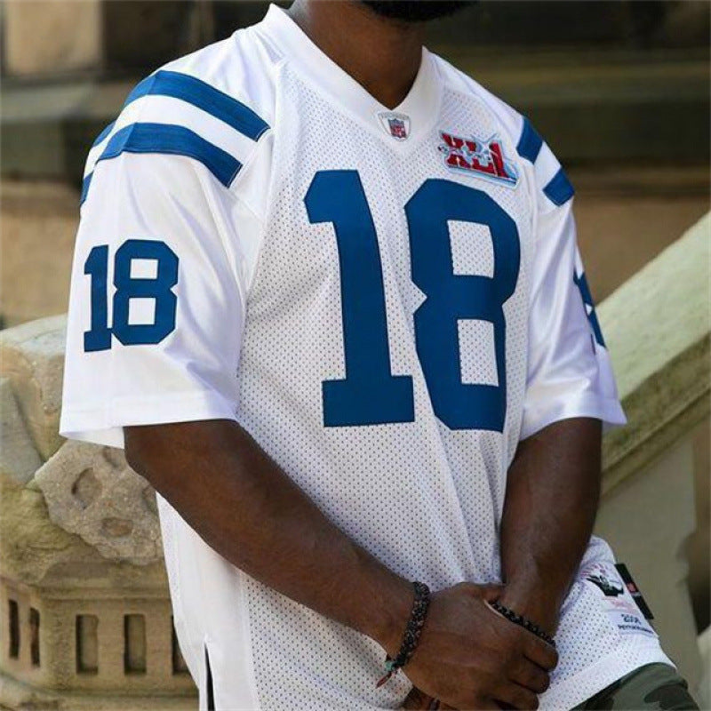 Camiseta deportiva informal de malla con estampado del alfabeto para hombre