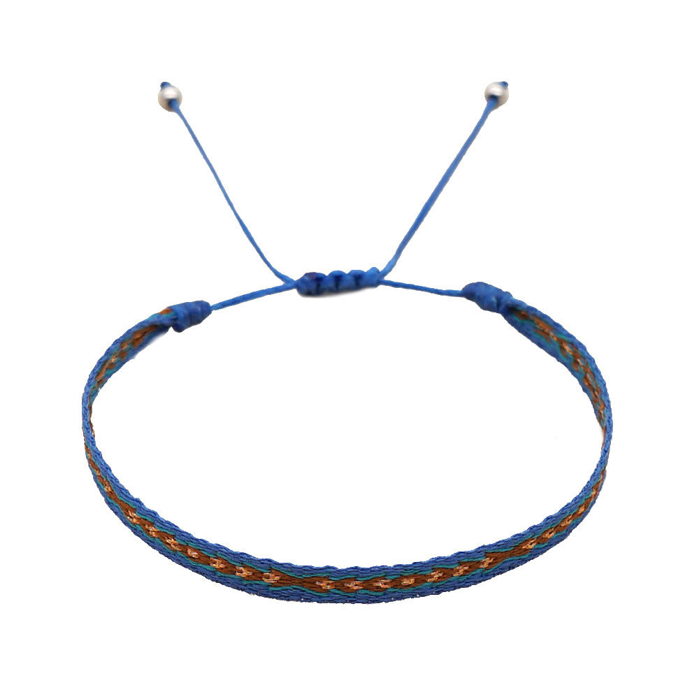Bohemian Ethnic Ribbon Handwoven Bracelet