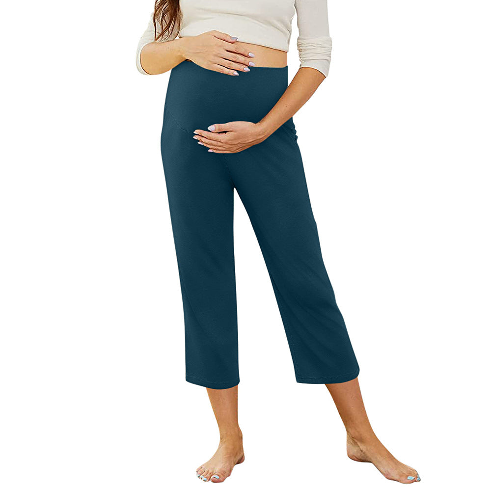 Pregnant Women Casual Solid Color Yoga Pants